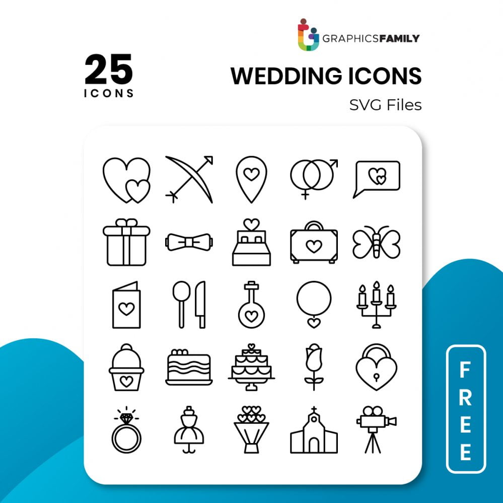 Free Free 195 Wedding Svg Icons SVG PNG EPS DXF File