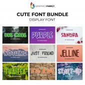 Free Cute Display Font Bundle