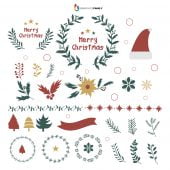 Free Christmas Elements Vector