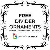 10 Hand Drawn Ornament Divider Free Vector Pack 4