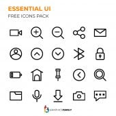 Free Essential UI Icons Pack