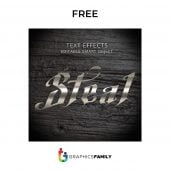 Free Steals Text Effects Graphic