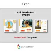 Free Social Media Post PowerPoint Template