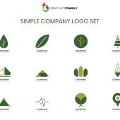 Free simple company logo set