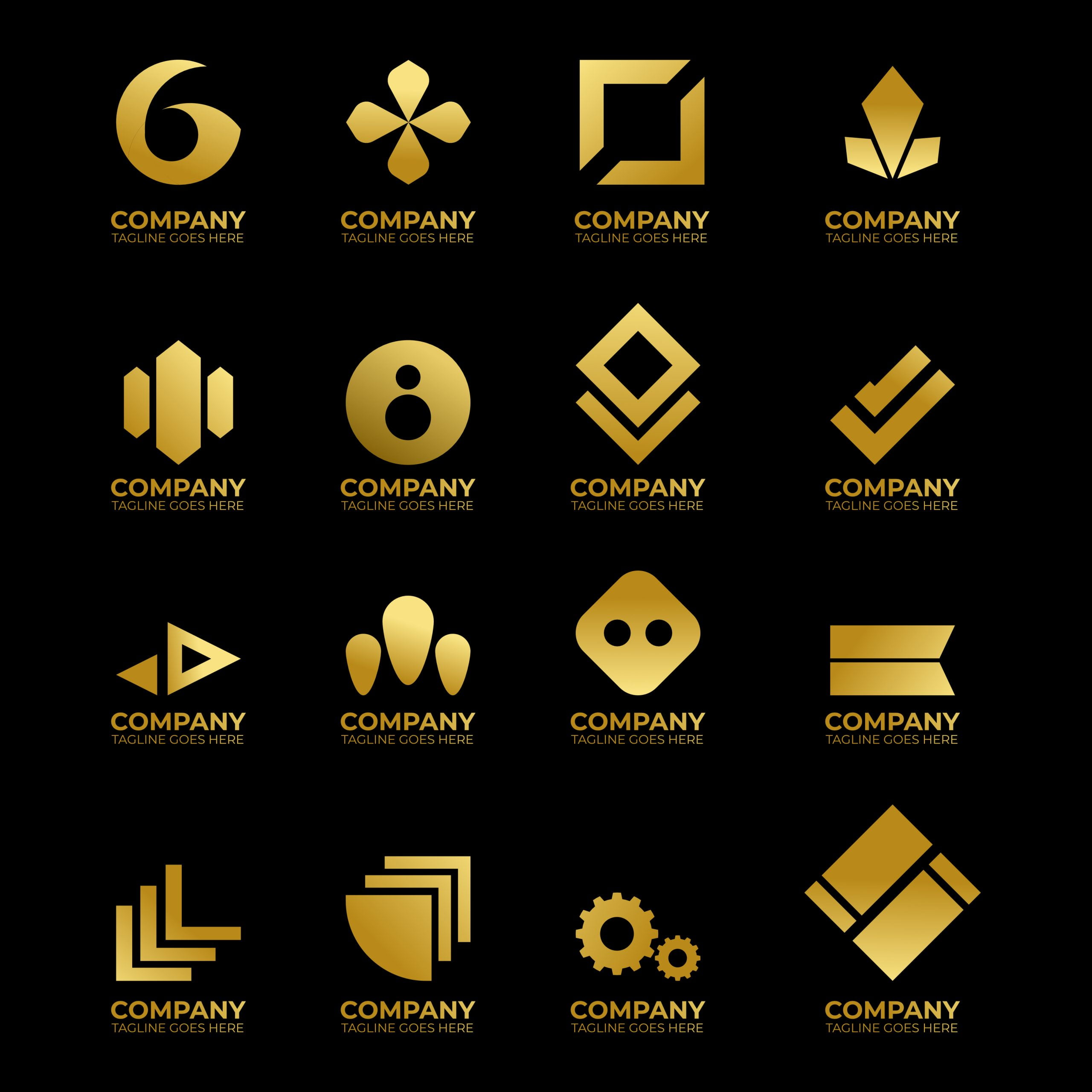 Free Set of Company Logo Design Ideas – GraphicsFamily