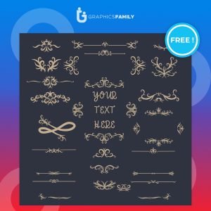 Free Design collection of ornamental frames – GraphicsFamily