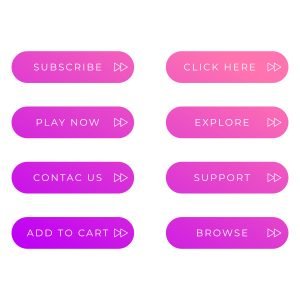 Free Pack of modern style buttons for mobile app, website design ...