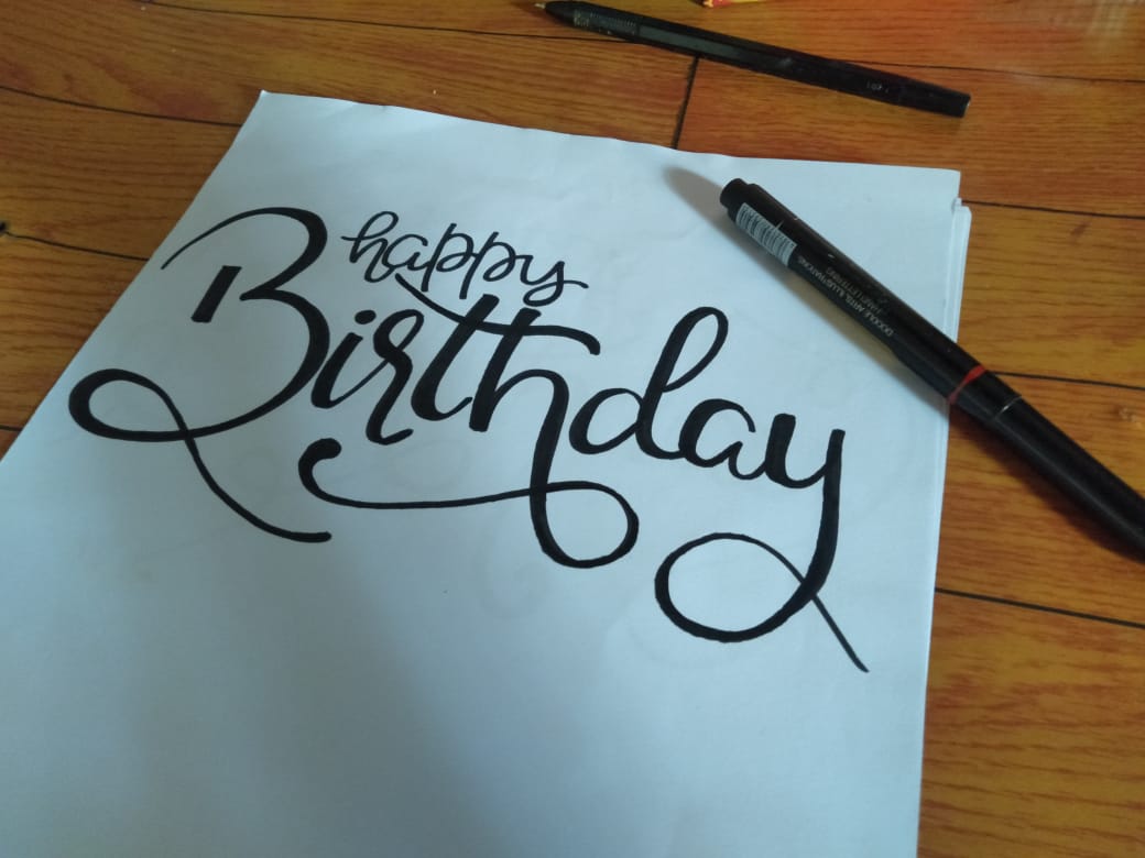Funny hand drawn birthday collection download