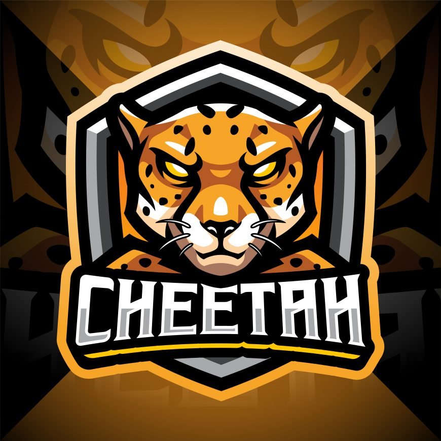 Cheetah Esport Mascot Logo