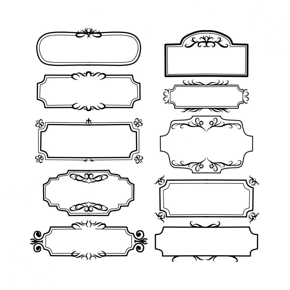 Free Ornamental frames GraphicsFamily