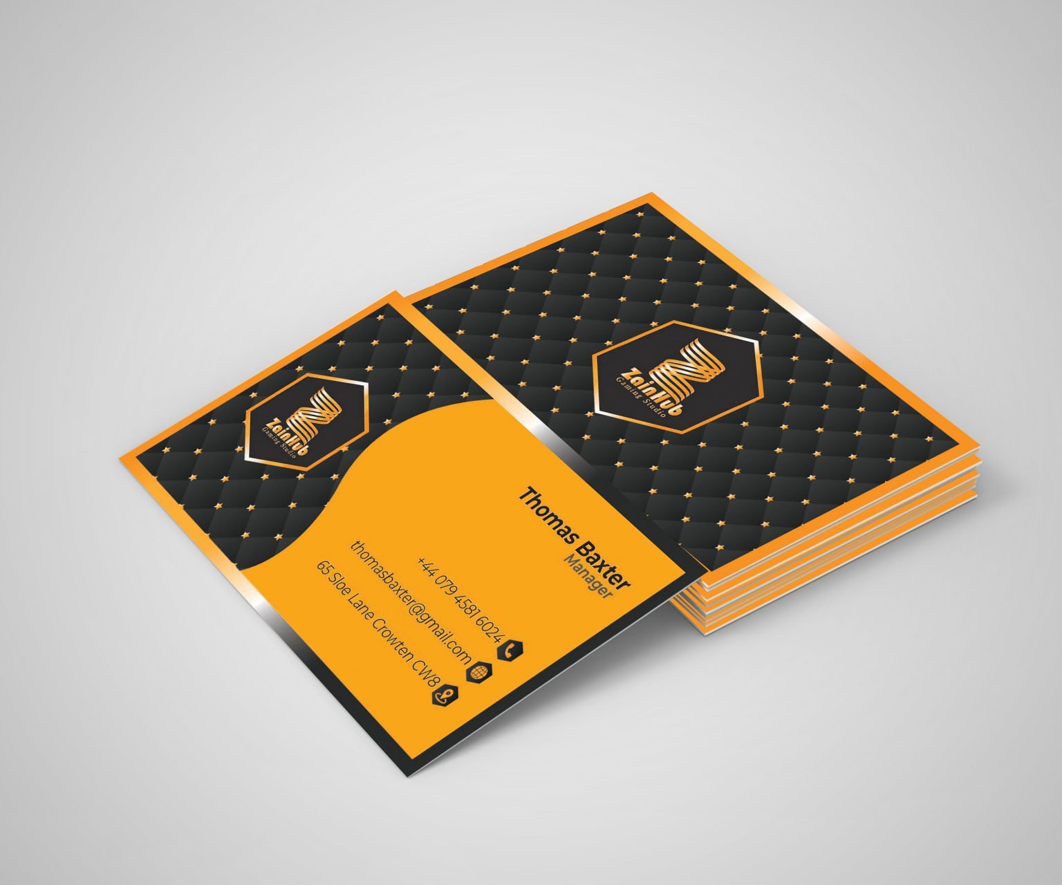 Luxury Business Card Design – GraphicsFamily