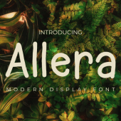 Allera Display Font