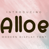 Alloe Modern Display Font