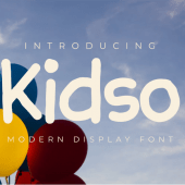 Free Kidso – Display font