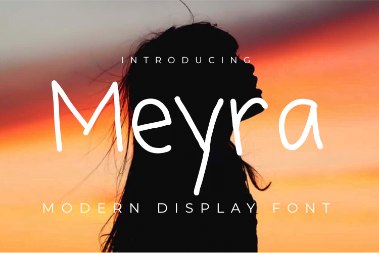Free Meyra - Display font