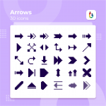 30 Arrows Icon Set