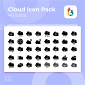 40 Cloud Icon Pack