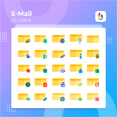 25 Amazing Email Icon Set