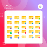 25 Best Letter Icons Free