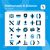 Free Download Math and Science Icon Pack