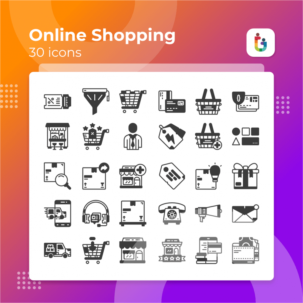 Online-Shopping-icons