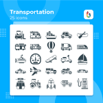 Best 25 Unique Transport Concept Icons