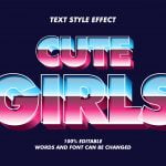 Free Cute Girls Text Effect