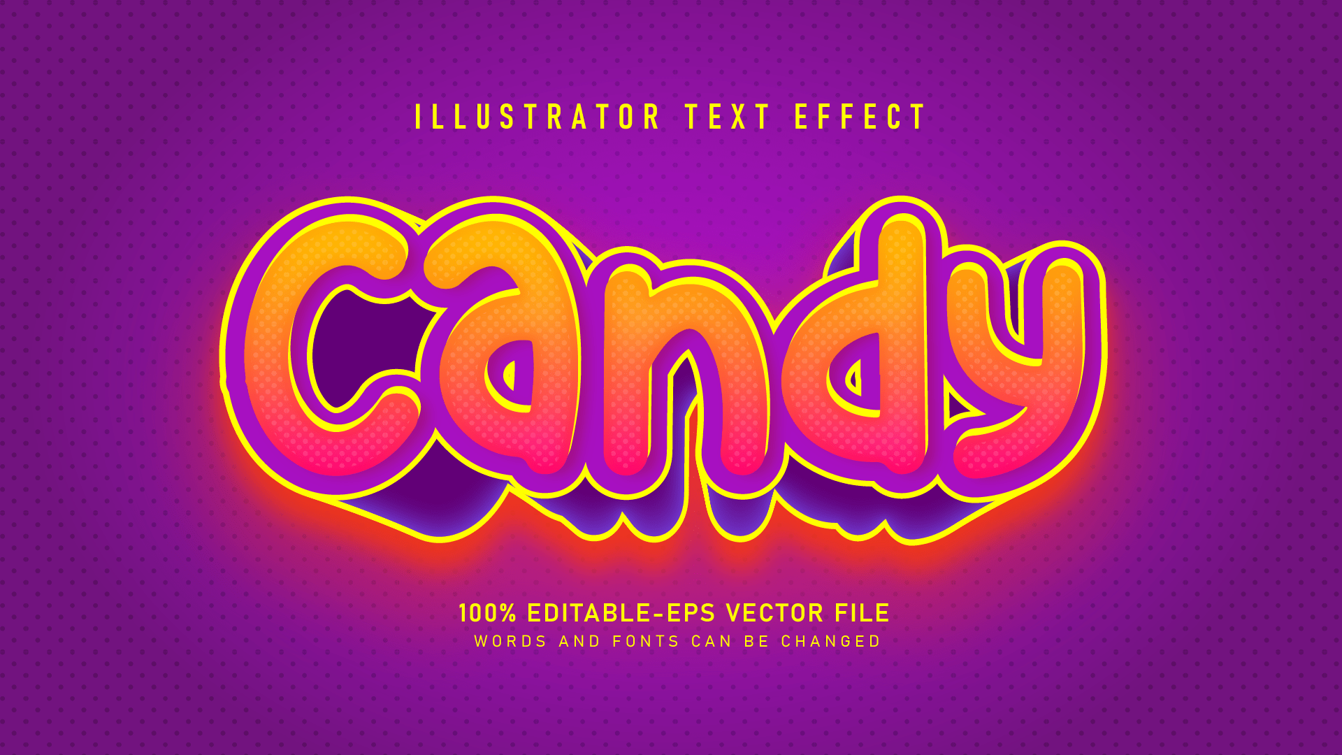 candy text effect photoshop download