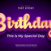 Party Theme Text Effects