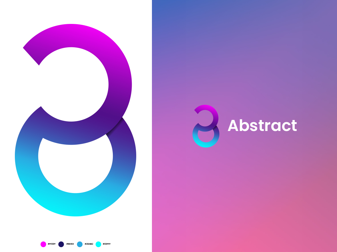 Abstract Gradient Logo Template – GraphicsFamily