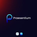 Gradients Letter P Logo Design