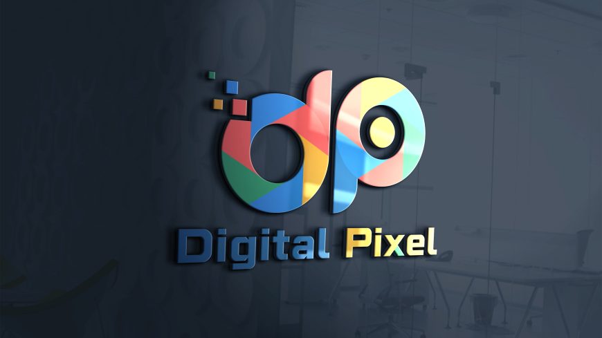 Free-Digital-Pixel-DP-Letters-Logo-Design-Template-Download