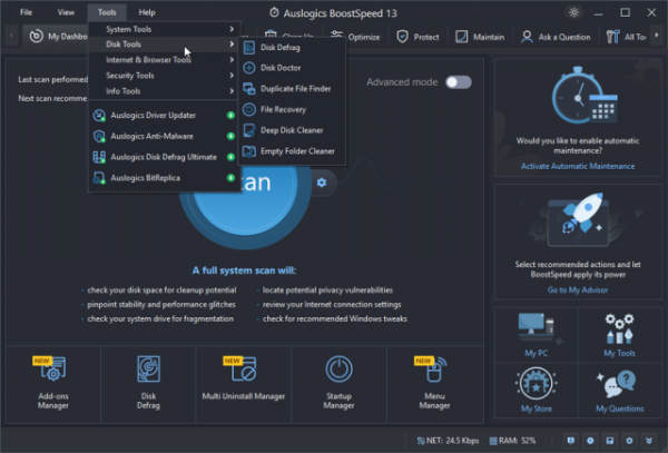 AusLogics BoostSpeed – Clean, speed up, repair and tweak your system ...