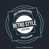 Free Retro Badge