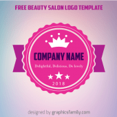 Free Beauty Salon Logo Template