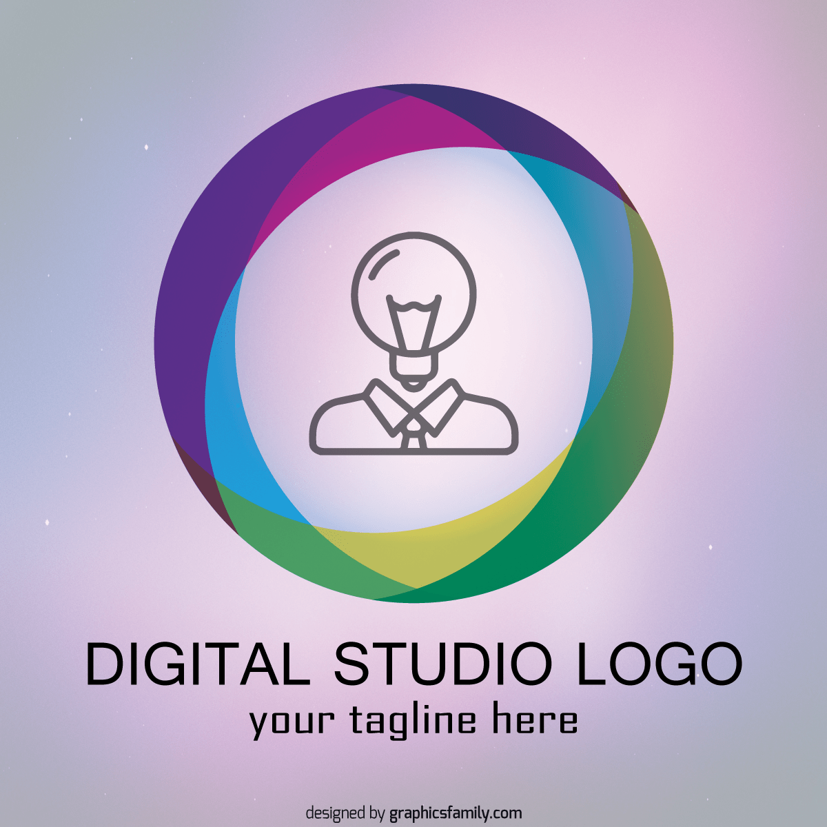 Vector for free use: Design Studio logo