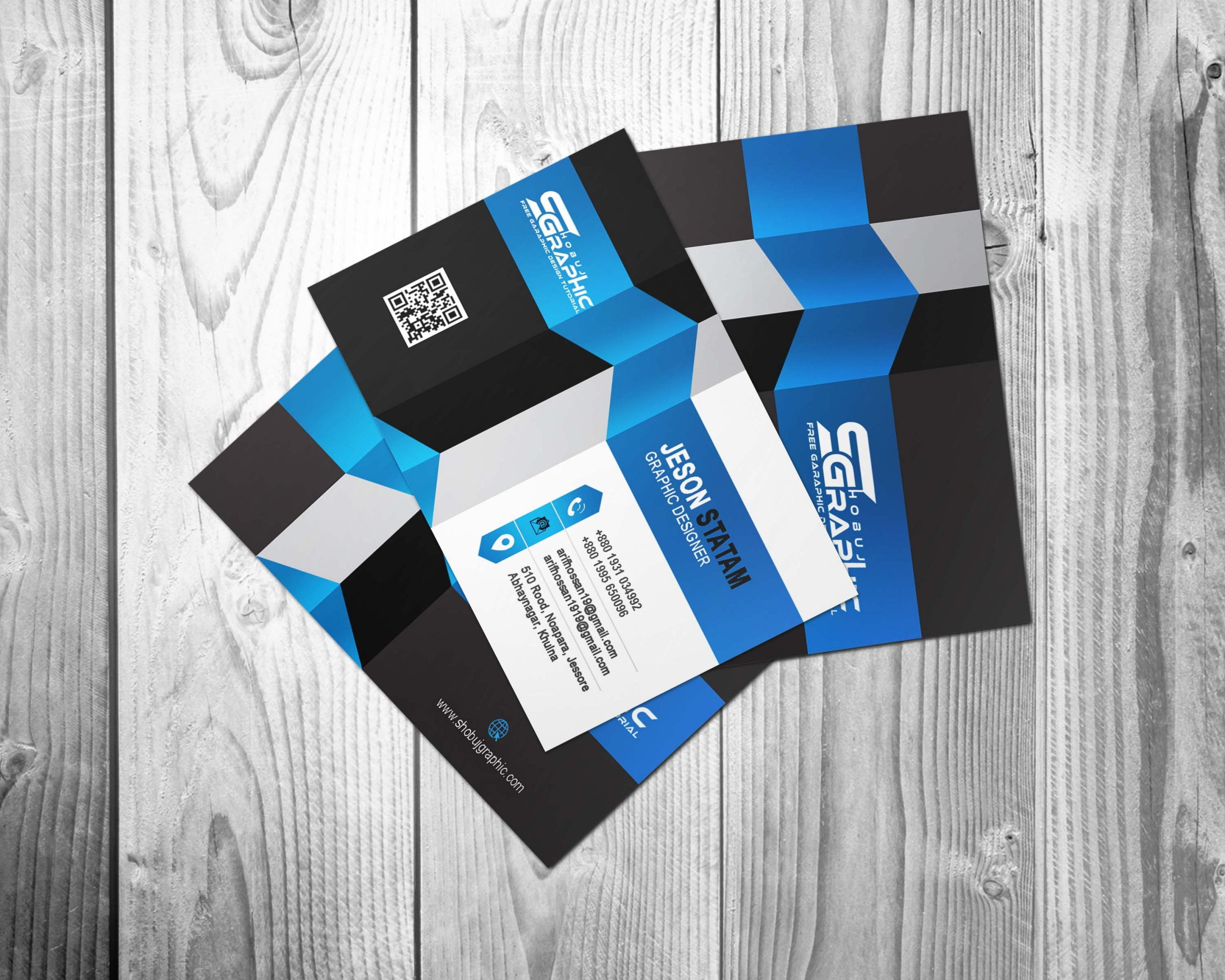 23D Business Card Design Design – GraphicsFamily Inside Photoshop Cs6 Business Card Template