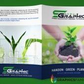 Eco Garden Landscape Bi Fold Brochure