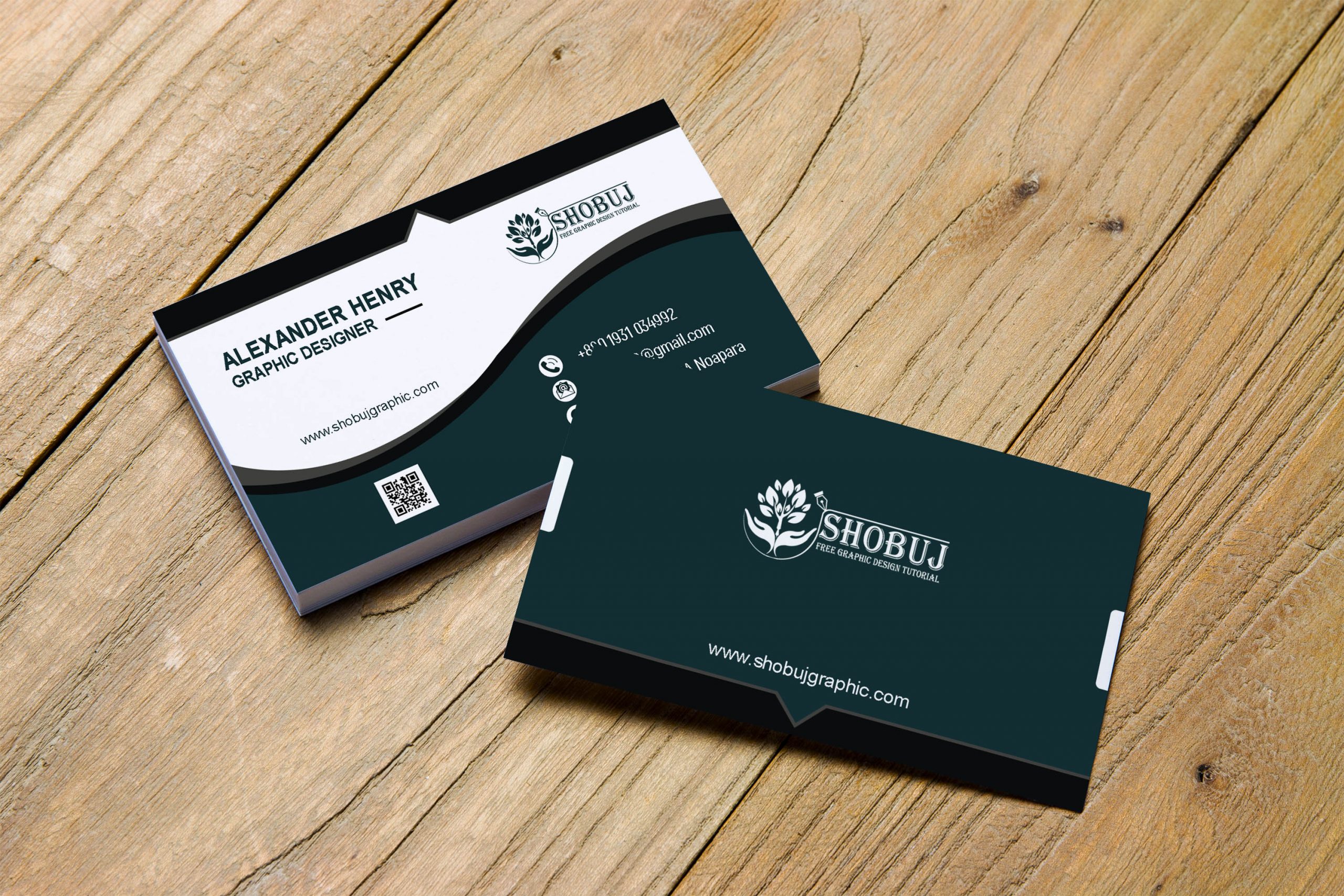 Graphic Designer Business Card Design Front and Back – GraphicsFamily