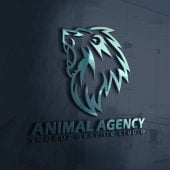 Professional Agency Lion Logo Design