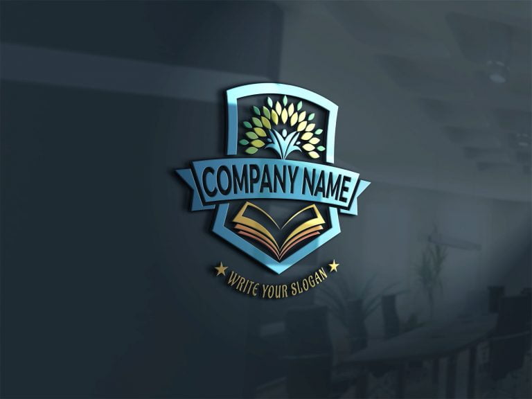 New Education Logo – GraphicsFamily