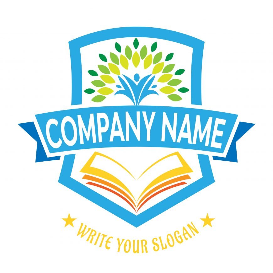 New Education Logo – GraphicsFamily