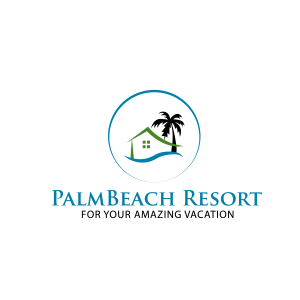 PalmBeach Resort Logo – GraphicsFamily