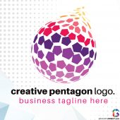 Creative Pentagon Logo Template
