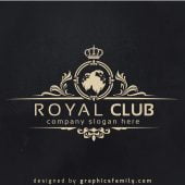 Royal Club Luxury Logo Template