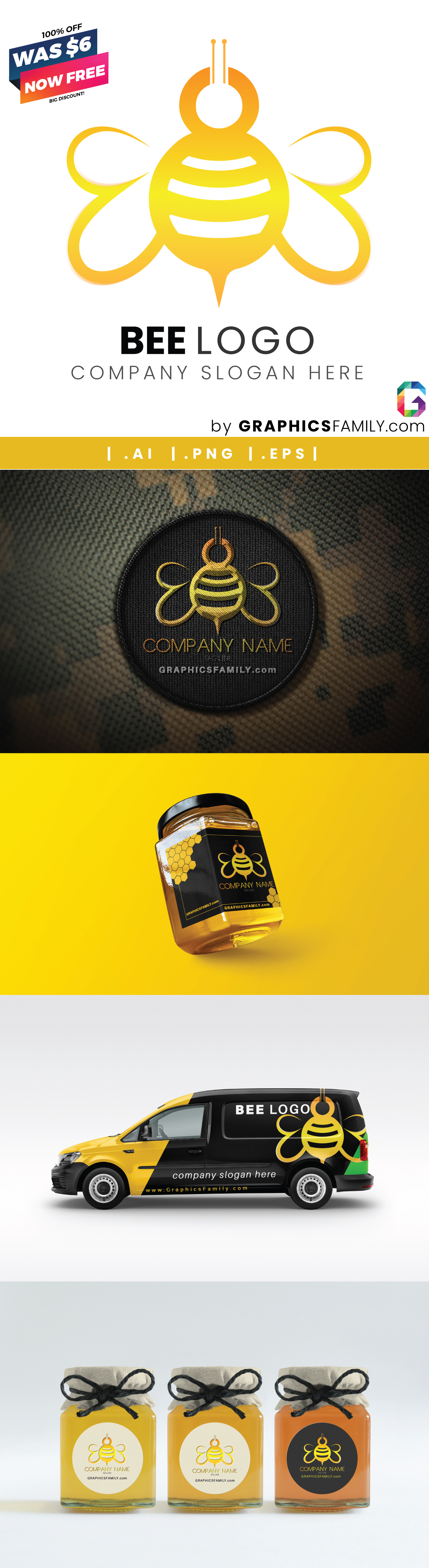 bee-free-template-mockup-collection