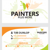 Painters Business Cards Template