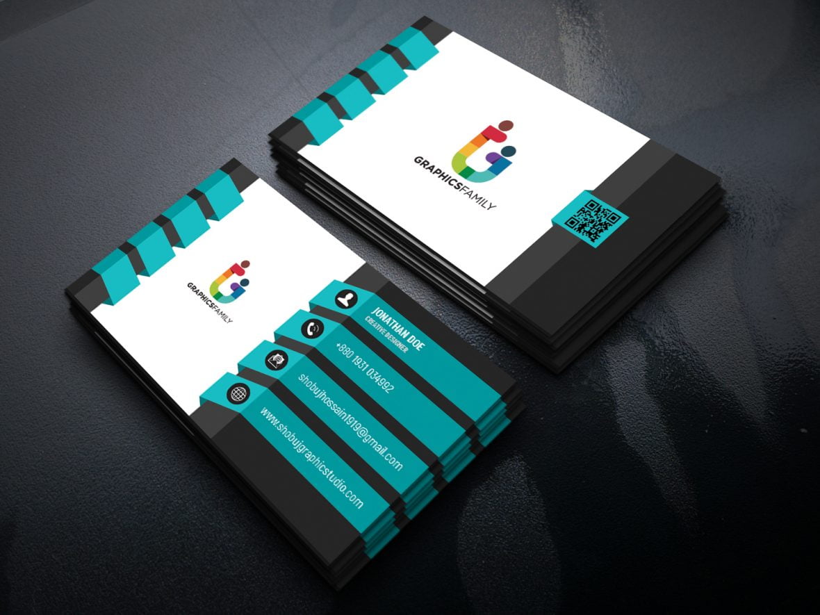 3D Creative Designer Business Card Template Download