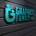 Download 3d Wall Logo Mock Up Graphicsfamily