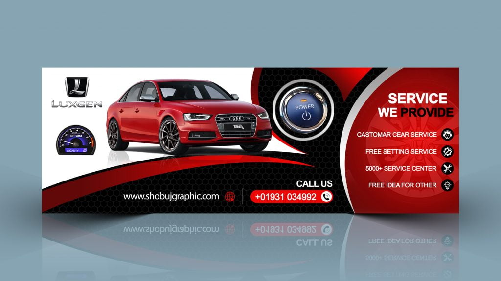 Car Company Ad Banner Design – GraphicsFamily